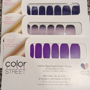 Color Street Fig-ure It Out and Smoke and Mirrors Nail Strips